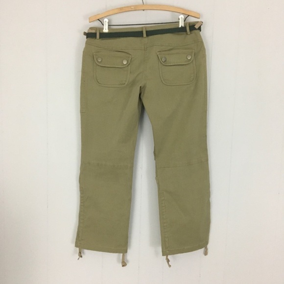 Zinc Utility Pants Khaki Green 7 Women’s Pockets - Picture 4 of 16